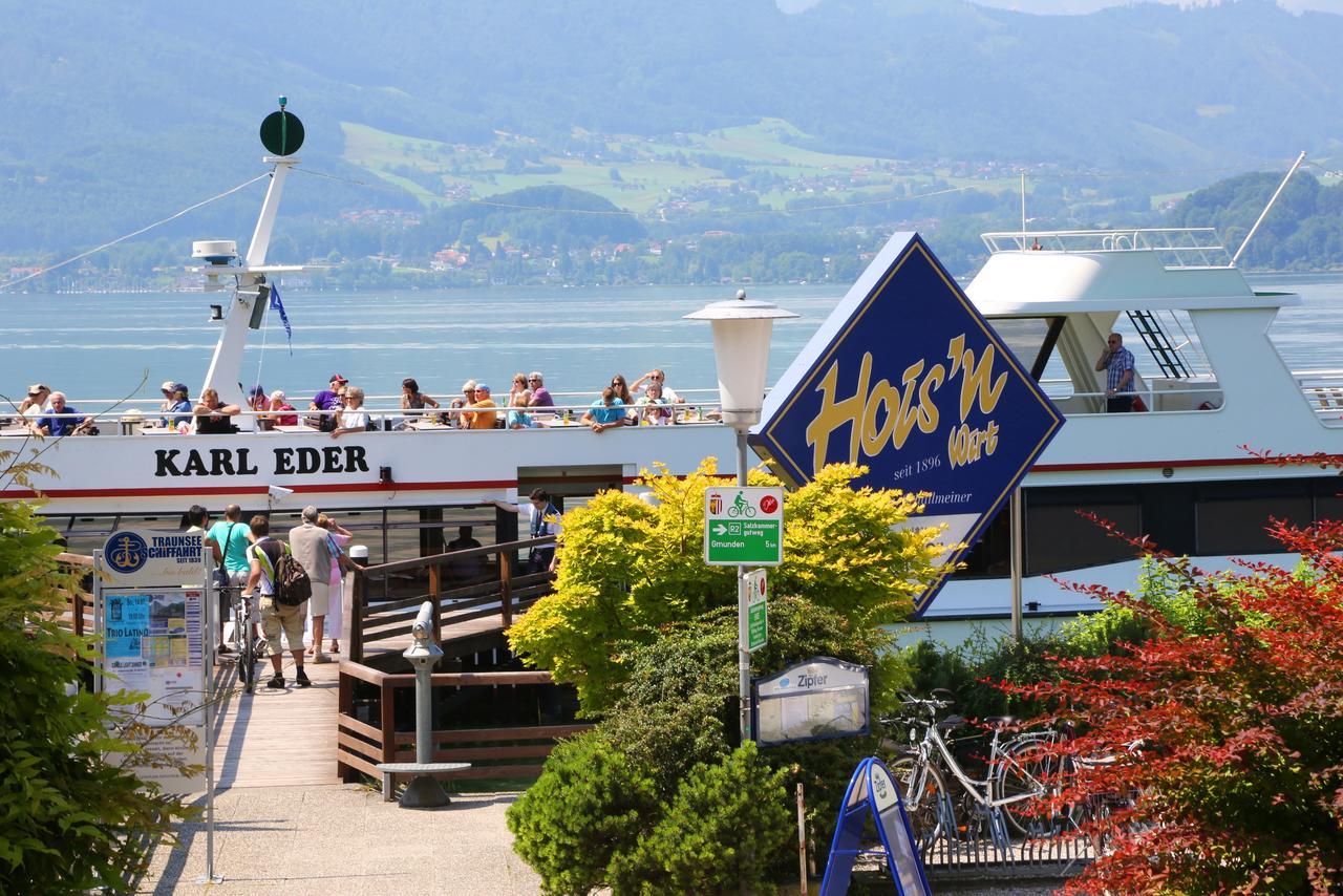 Seegasthof Hois'N Wirt - Hotel Mit Wellnessbereich กมุนเดน ภายนอก รูปภาพ
